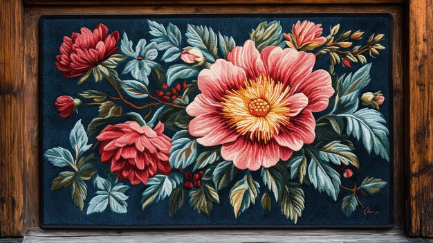 Dekoratívny panel s kvetinovým motívom